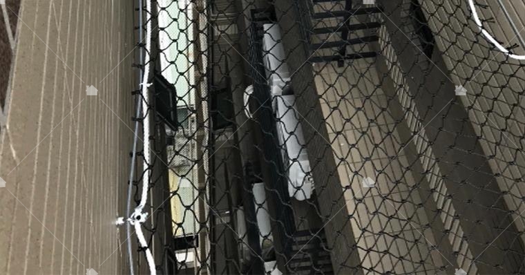 安裝完成之防鳥網 安裝完成之防鳥網