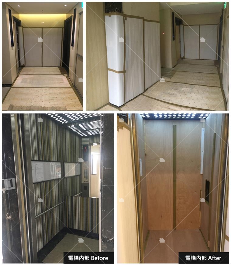 東西工務所-蒙特里安張府設計案-第一階段:保護、拆除施工照片
