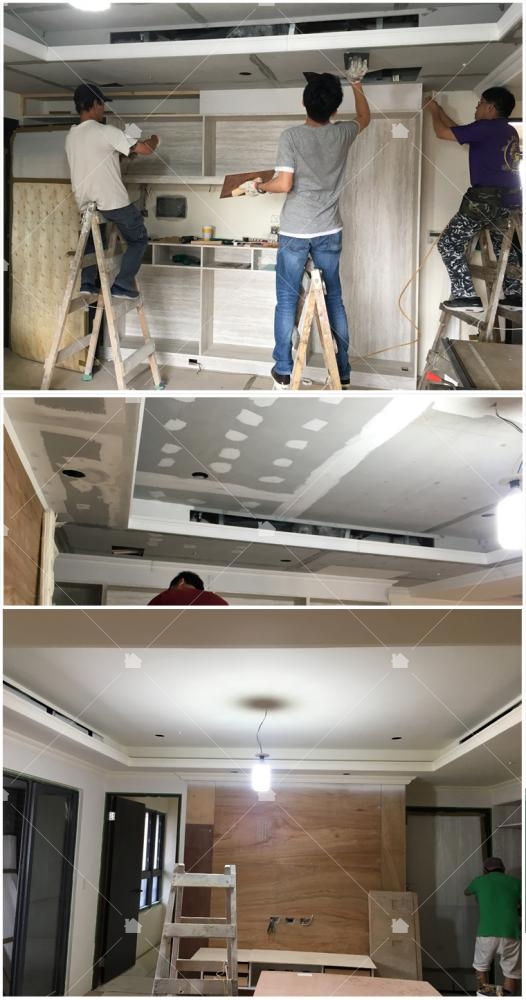 東西工務所-蒙特里安張府設計案-第六階段:油漆施工照片