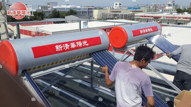 太陽熱水器能組件裝設 太陽能組件裝設