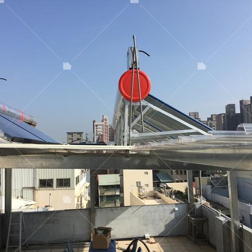 太陽熱水器 太陽能組件裝設