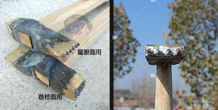 處理荔枝面與龍眼面的合金錘子(本圖引用自https://shop426920201.world.taobao.com/) 處理荔枝面與龍眼面的合金錘子(本圖引用自https://shop426920201.world.taobao.com/)