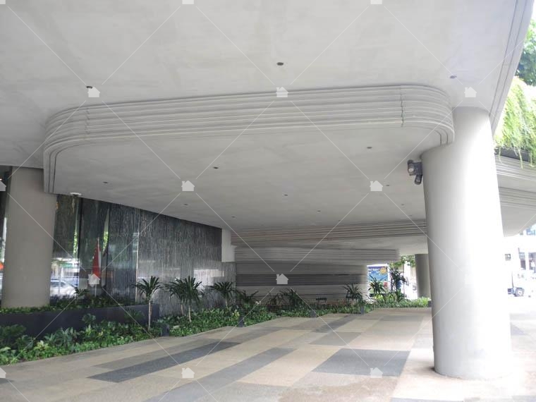 PARKROYAL On Pickering外觀類岩層造型