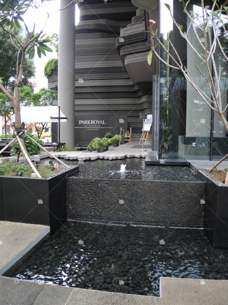 PARKROYAL On Pickering樓梯設計